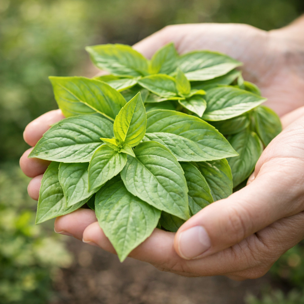 Lemon Basil Seeds | Citrus-Scented Herb | Easy to Grow Basil 250 seeds