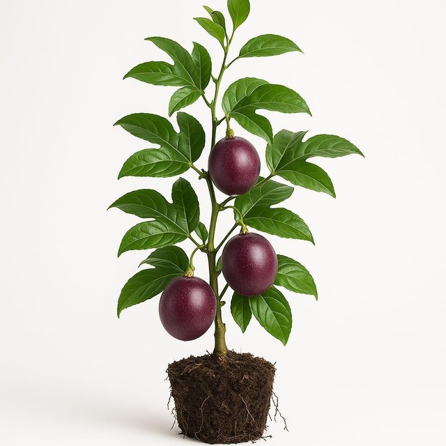 Possum Purple Passion Fruit Live Vine – Self-Fertile, Cold-Hardy, USDA 7