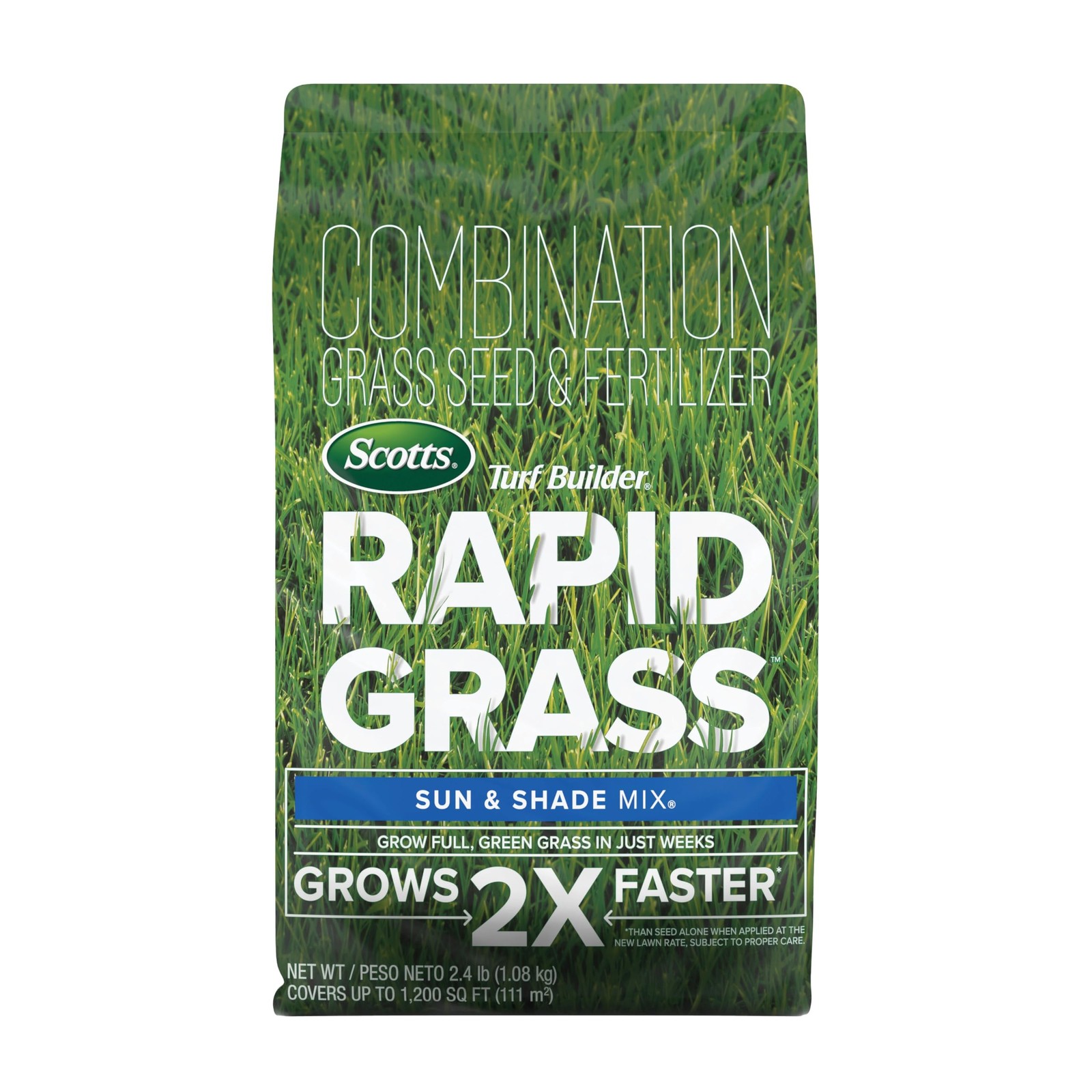 Scotts Turf Builder Rapid Grass Sun And Shade Mix Combination Seed And