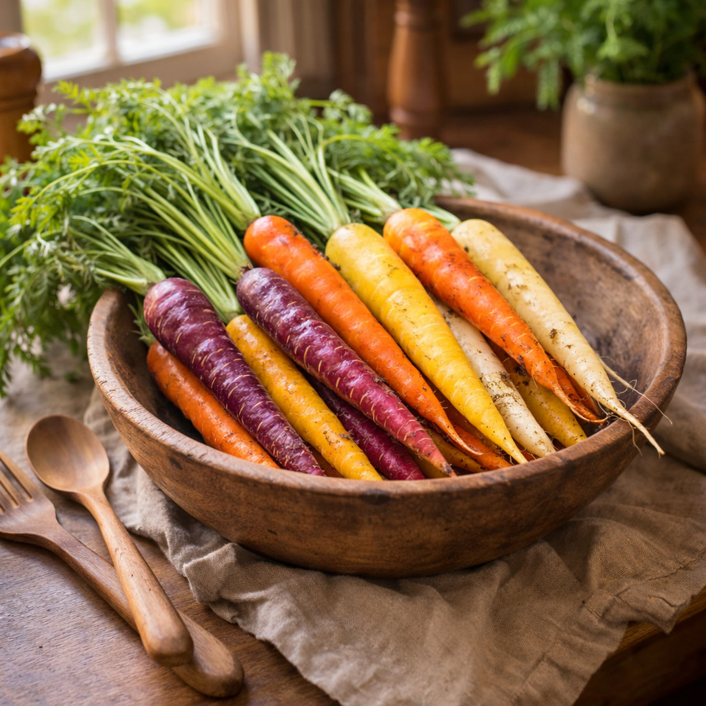 Rainbow Mix Carrot Seeds Colorful Heirloom Carrots 100 seeds