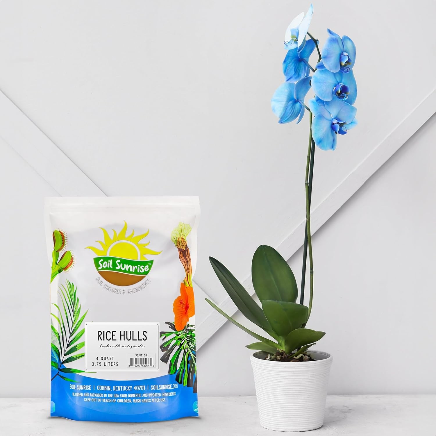 Horticultural Grade Rice Hulls (4 Quarts); All Natural Organic for 4 Quarts