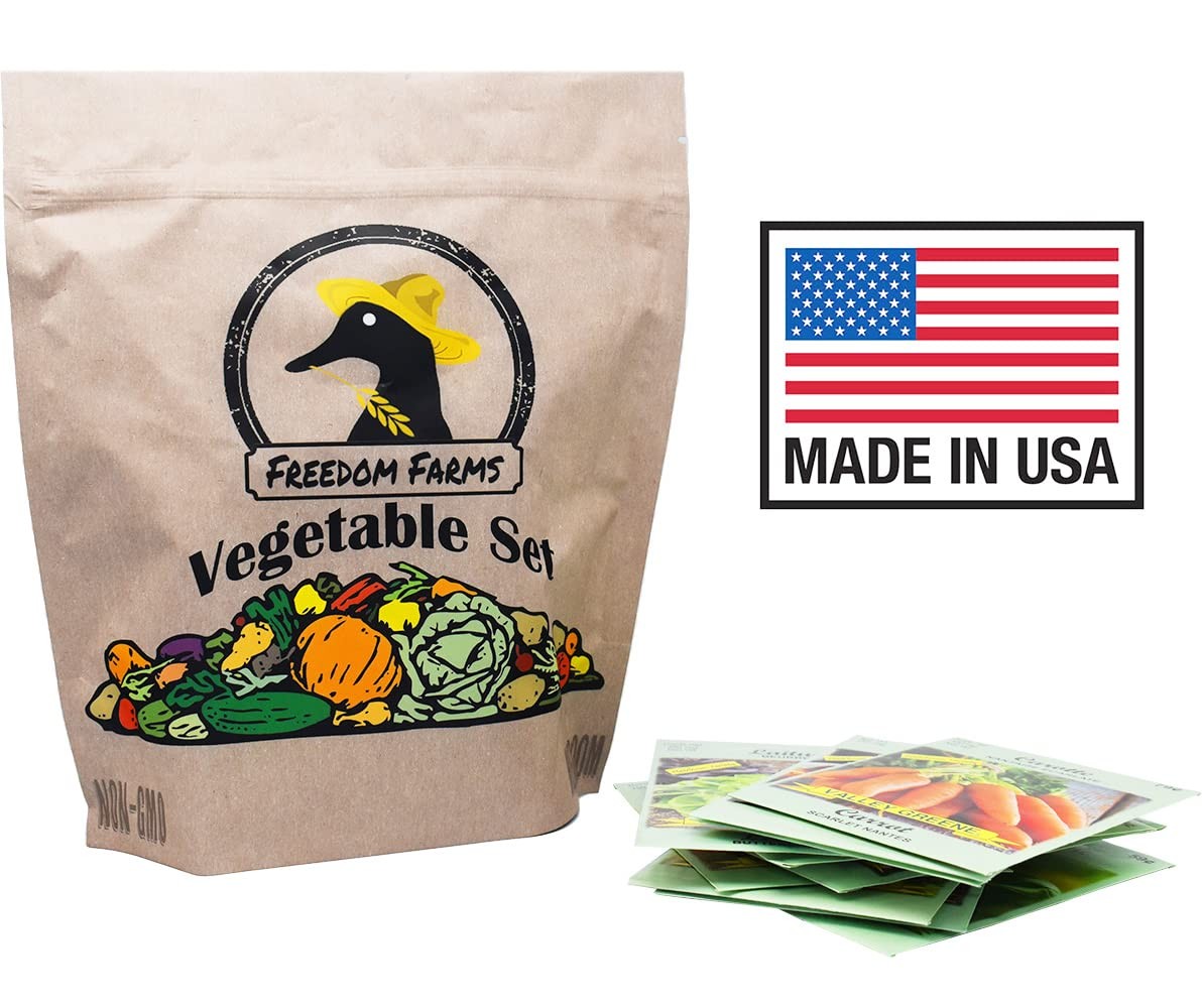 Set of 43 Assorted Vegetable & Herb Seed Packets – Over 10,000 Seeds! – Includes