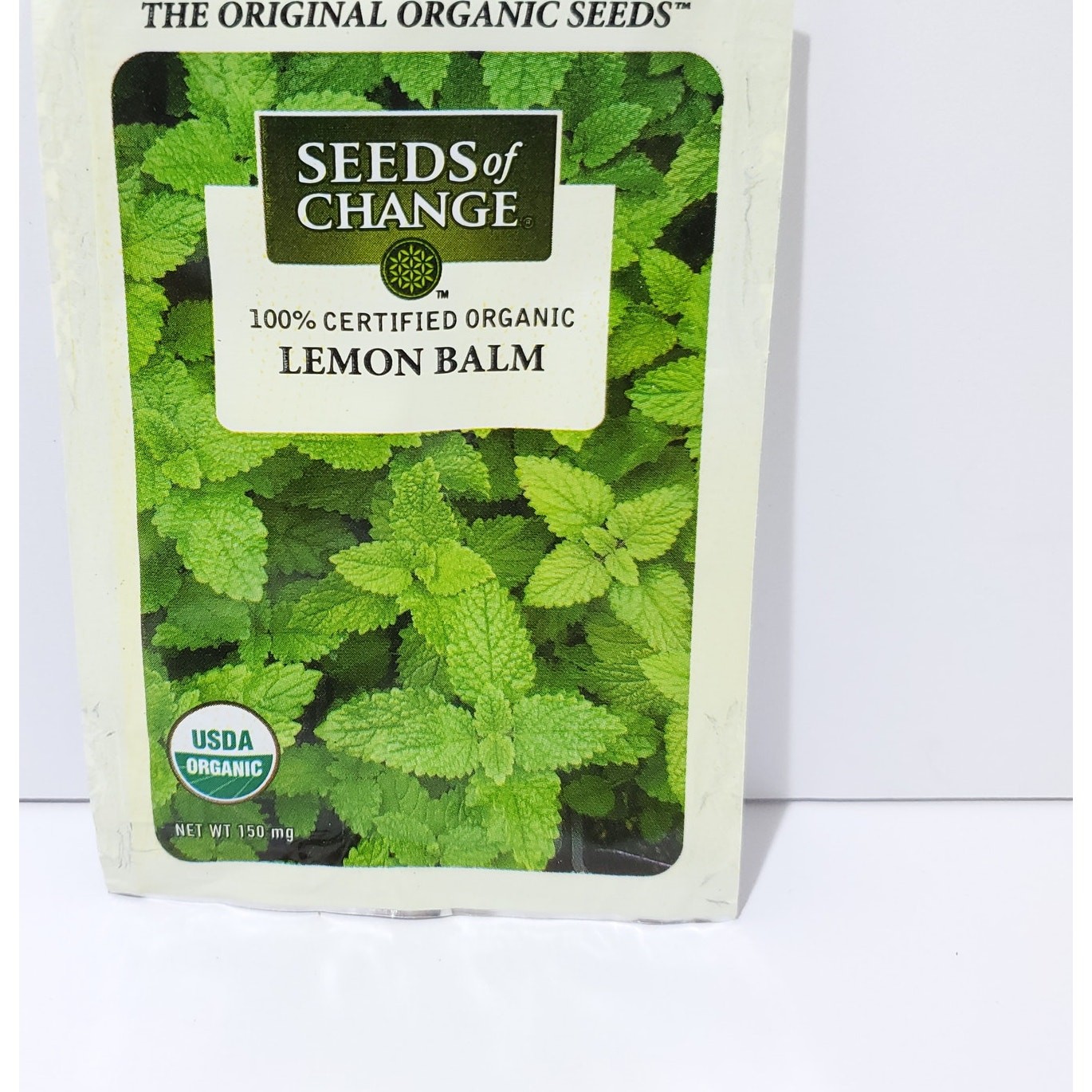 Seeds of Change Organic (2025) – 1pk 150mg Lemon Balm Herb Garden Seeds