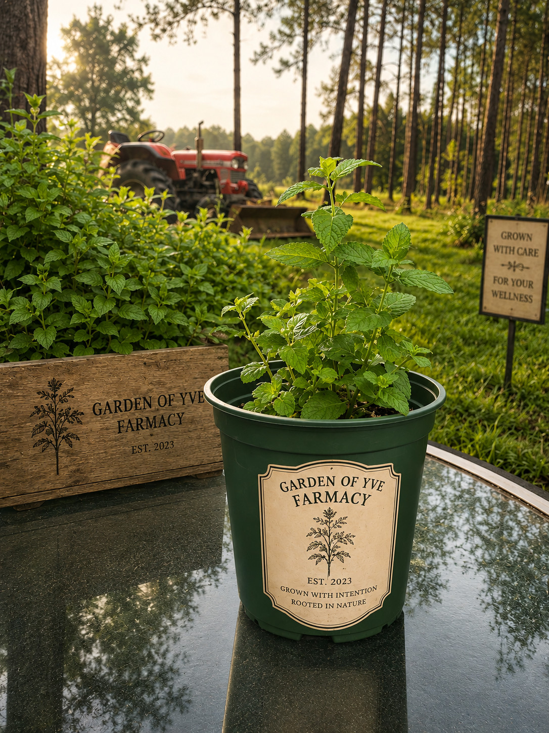 Large Peppermint Plant — Live 6-Inch Potted Mint Herb Plant