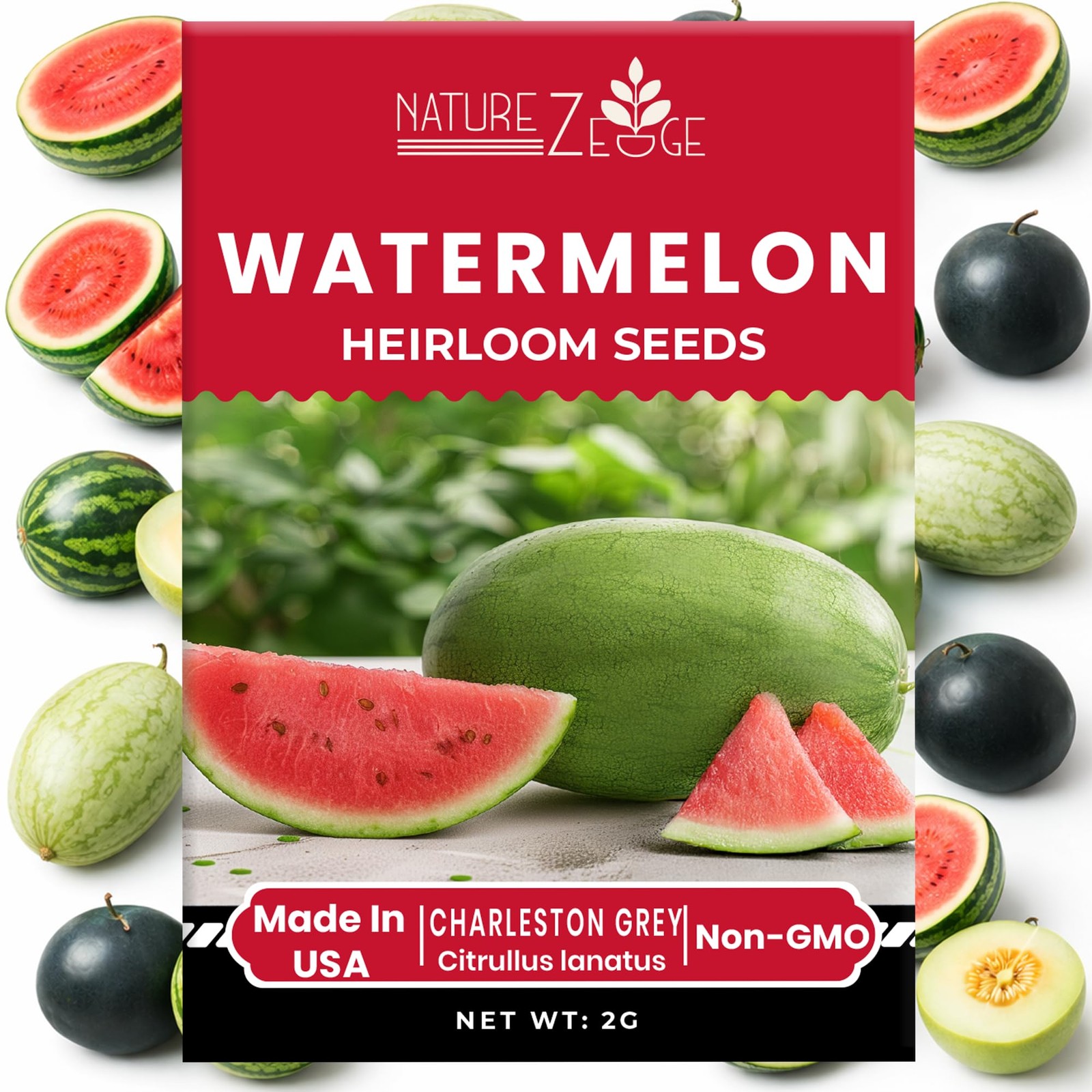 Fruit Seeds, Watermelon Melon Seeds for Green,Grey