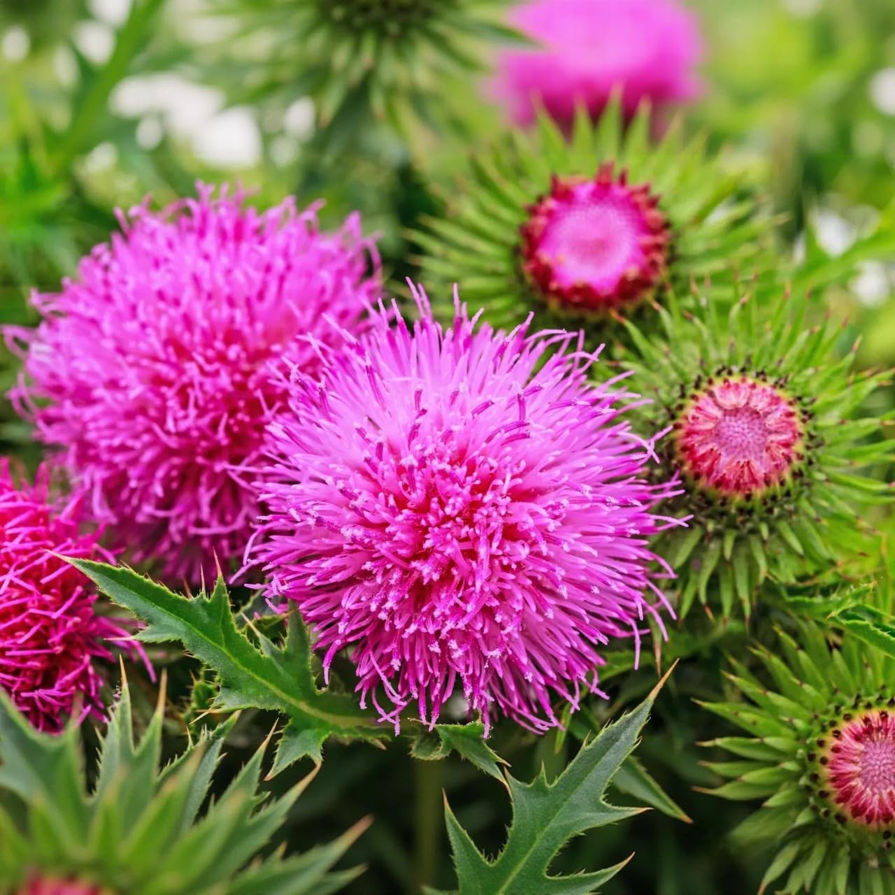 300+ Milk Thistle Seeds – Non-GMO Heirloom Silybum Marianum, Medicinal Purple