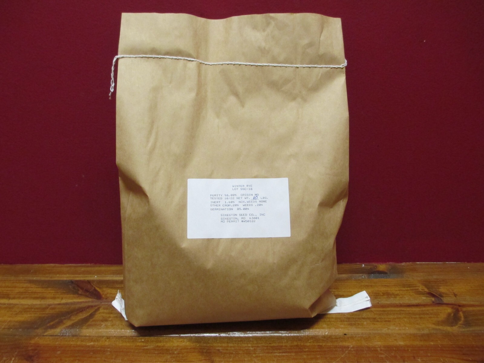 10 LBS WINTER RYE SEED Deer Food Plot Garden Cover Crop Horse Cattle Pasture