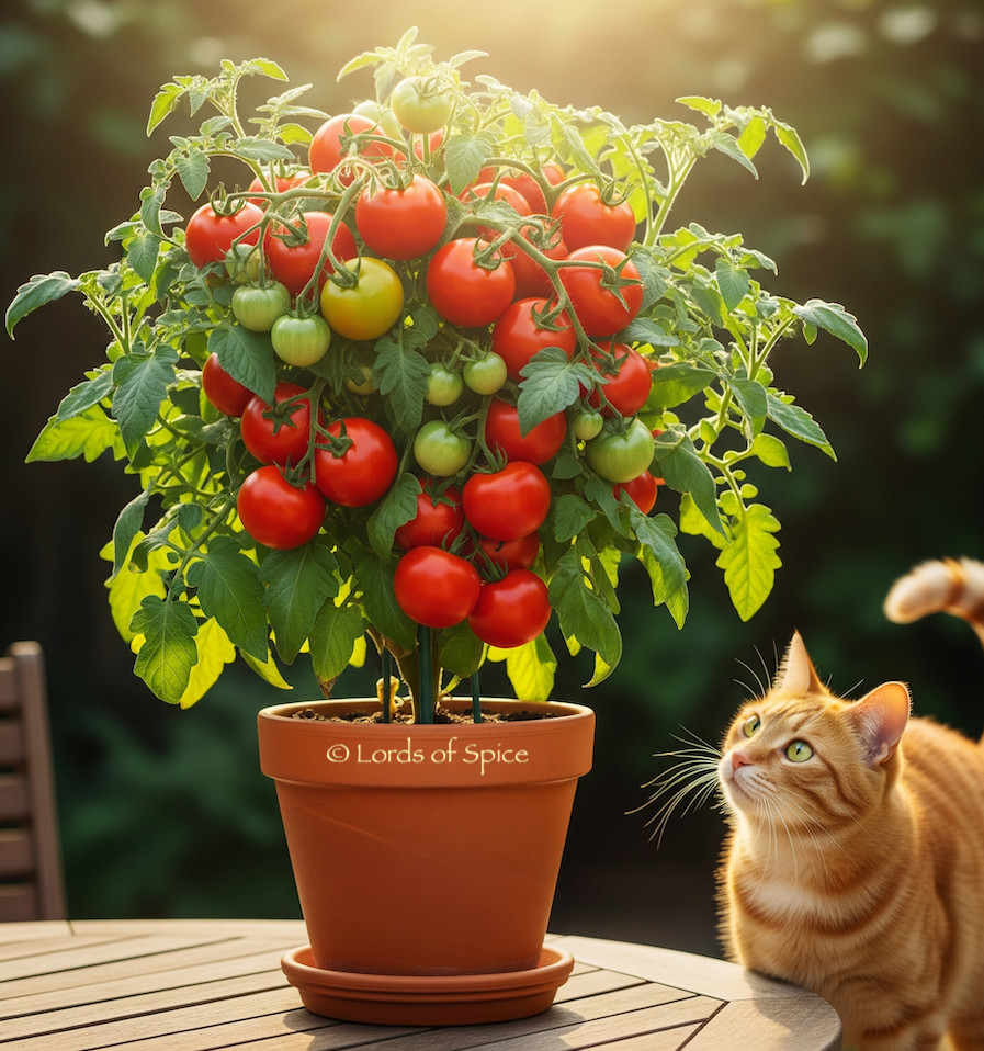 Container Tomato Seeds – COMPACT – Productive – Dwarf Tomato Seeds – USA
