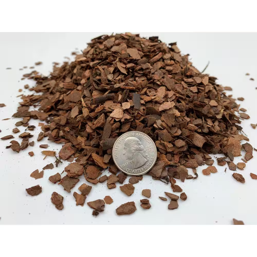 1/4 In. Particle Size, 2 Qt. Pine Bark Fines for Bonsai, Orchids, Succulents, Ca