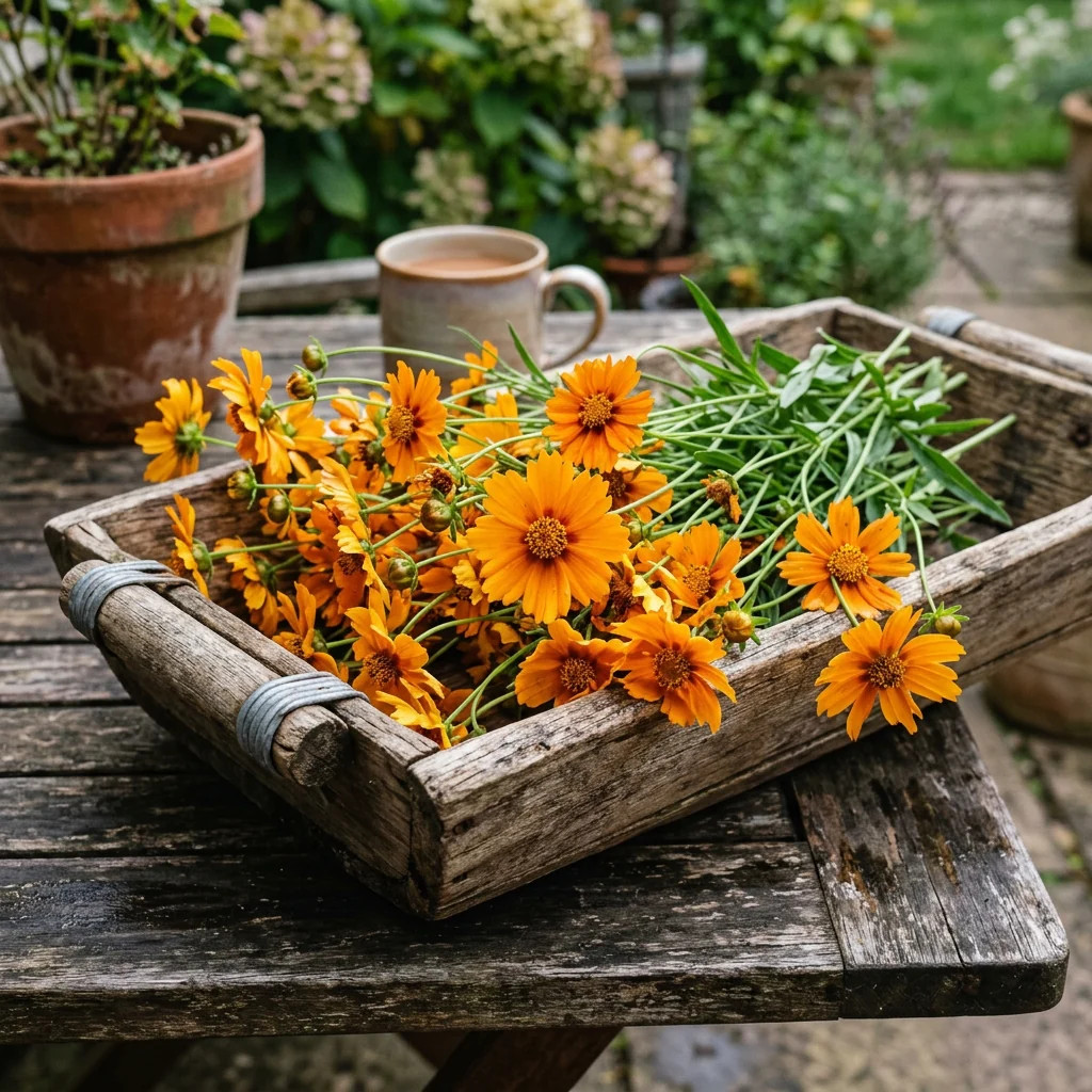 500 Orange Coreopsis Seeds for Planting – Heirloom Orange Coreopsis Flower