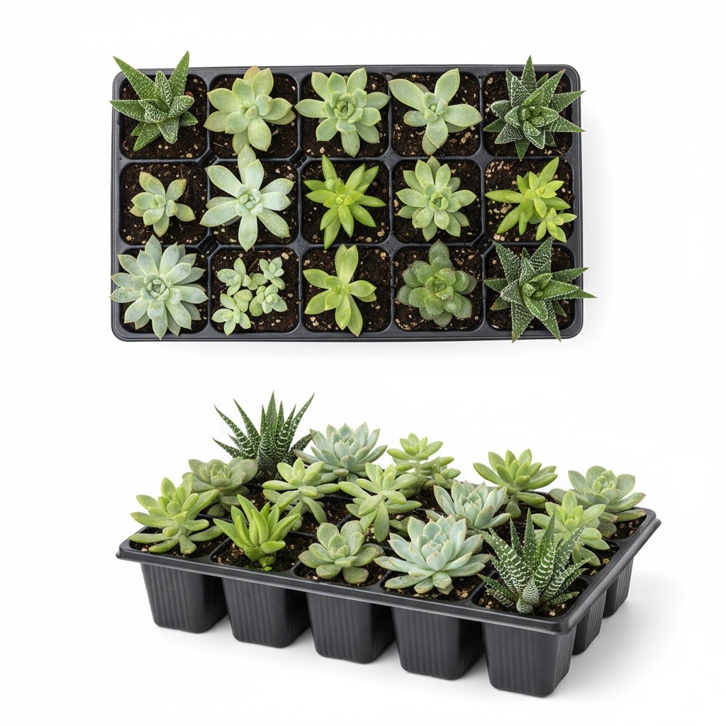 Succulents Assortment Rooted Starter Plant (Pack of 3)