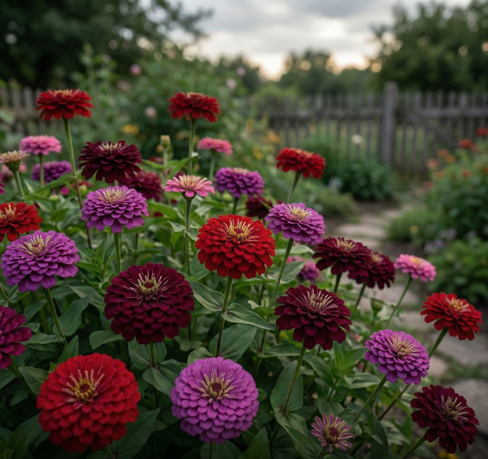 Zinnia Benary’s Giant BERRY BLISS MIX Cut Flower 4–6″ Blooms Non-GMO 25 Seeds