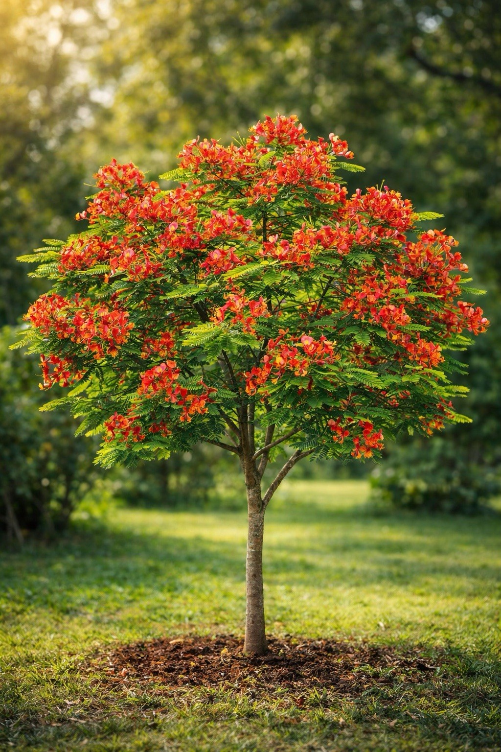 Live plant Royal Poinciana Flamboyant Flame tree 