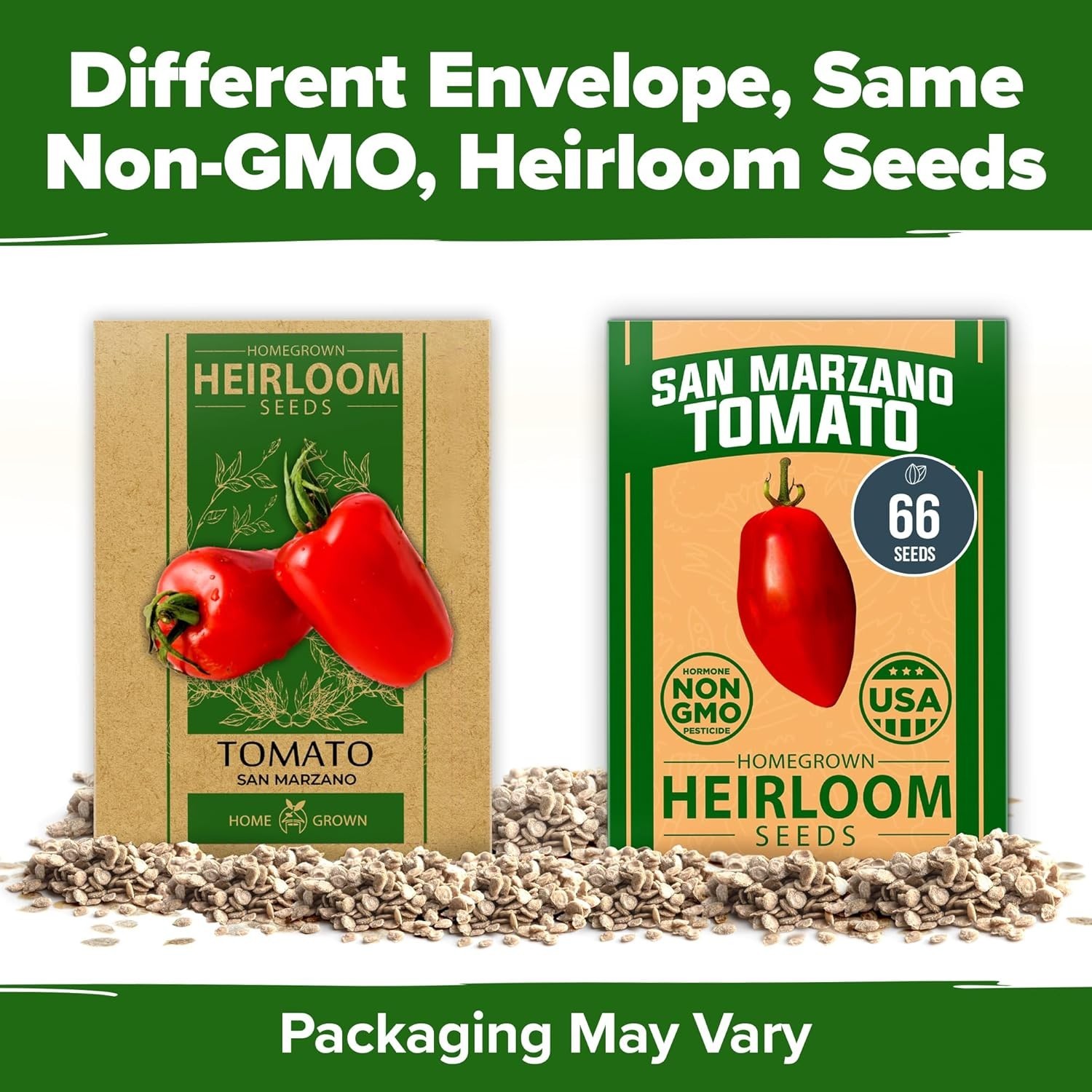 Versatile 132 Heirloom San Marzano Tomato Seeds for Indoor & Outdoor Planting