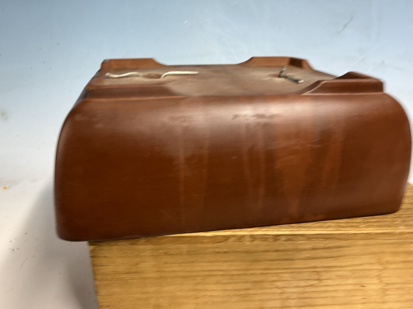 Unknown Japanese Tokoname Bonsai Tree Pot 10” Old Piece! Deep Shape