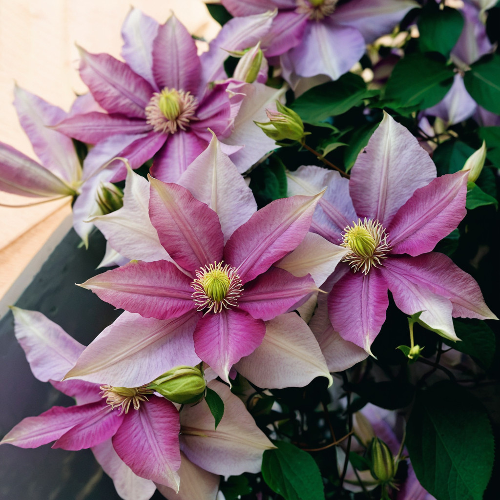 25 Double White Pink Clematis Seeds Flower Seed Perennial Flowers Vine US SELLER