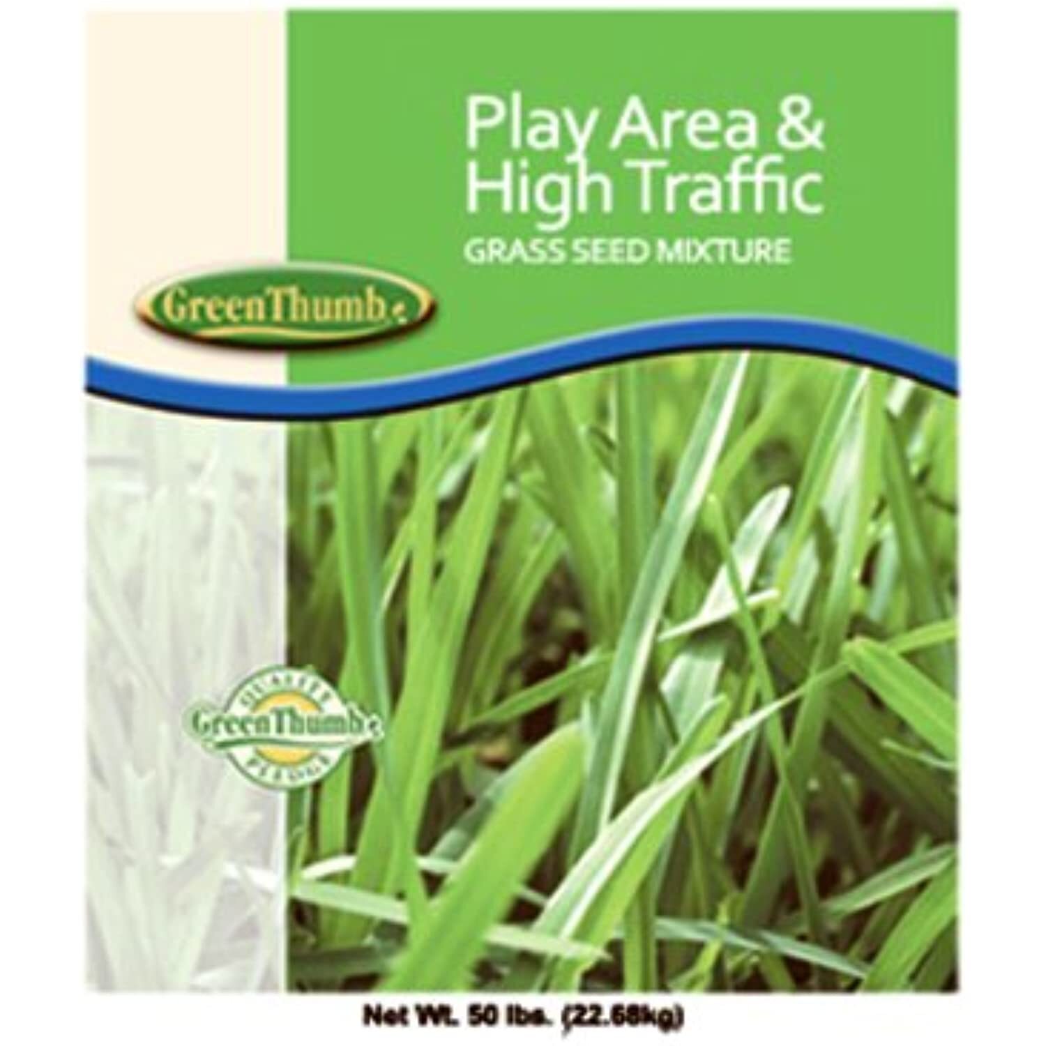 Barenbrug 13086 50 lbs. Play Area & High Traffic Grass Seed