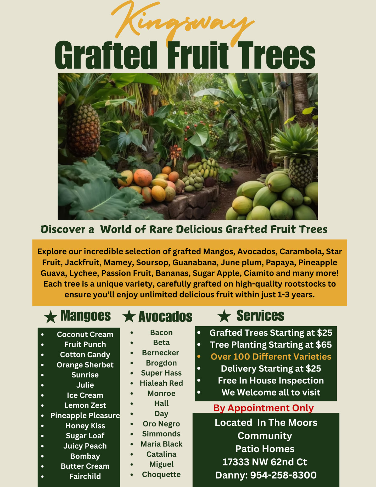 Delicious Rare Peach Cobbler Semi-Dwarf Sweet Grafted 3 gallon Mango Tree 2-3 ft
