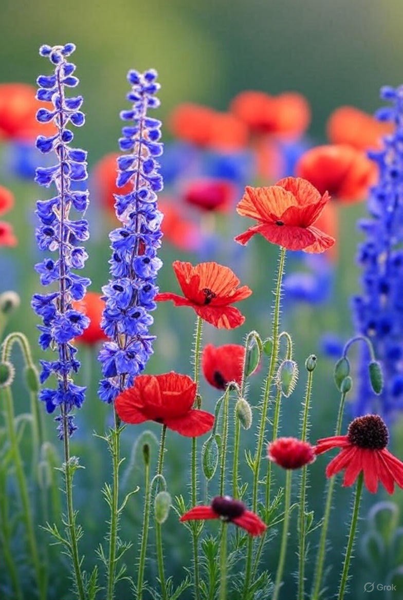 Landscaper’s Pack WINTER SOW SPRING SYMPHONY MIX with Poppies Mix 5000+ Seeds!