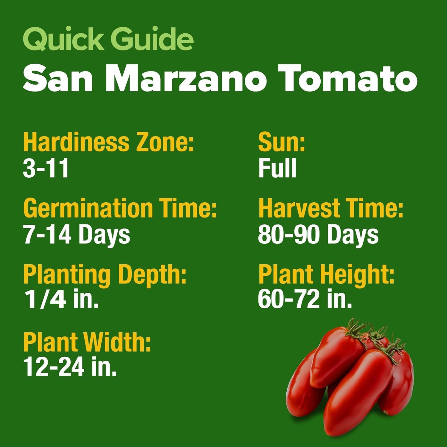 Versatile 132 Heirloom San Marzano Tomato Seeds for Indoor & Outdoor Planting