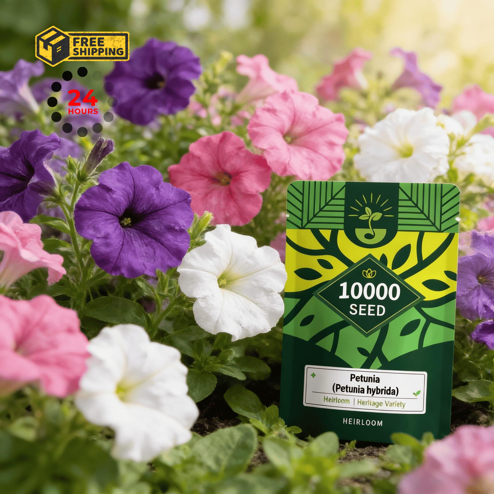 Petunia Seeds(Petunia hybrida), 10000 Heirloom (Petunia hybrida)