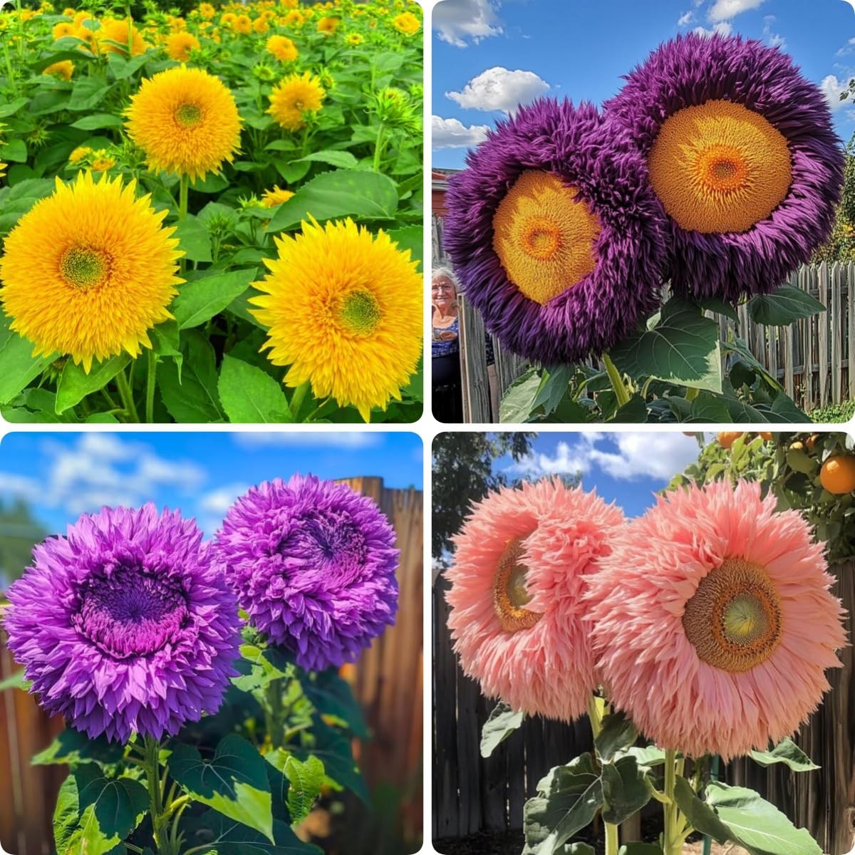 Sunflower Seeds for Planting Outdoor 300 PCS Long Stem Flowers Garden &…