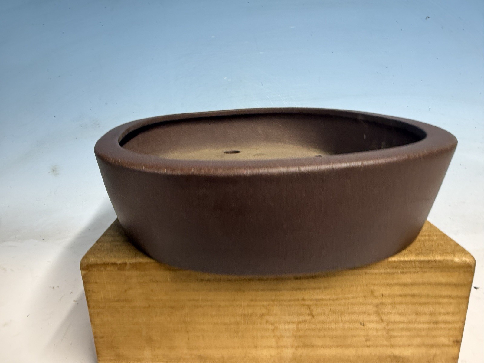 Unglazed Bonsai Tree Tokoname Pot Yamaaki Kiln 14 1/4” Floral Motif