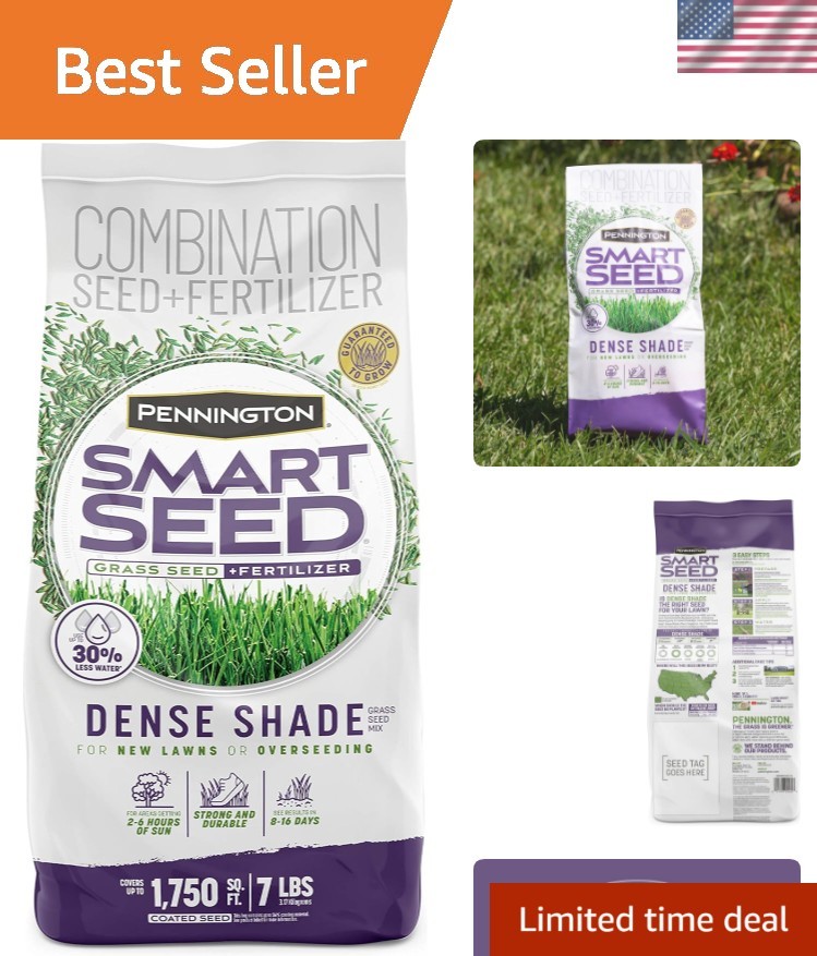 Smart Seed Dense Shade Grass Mix Bag 7 lb