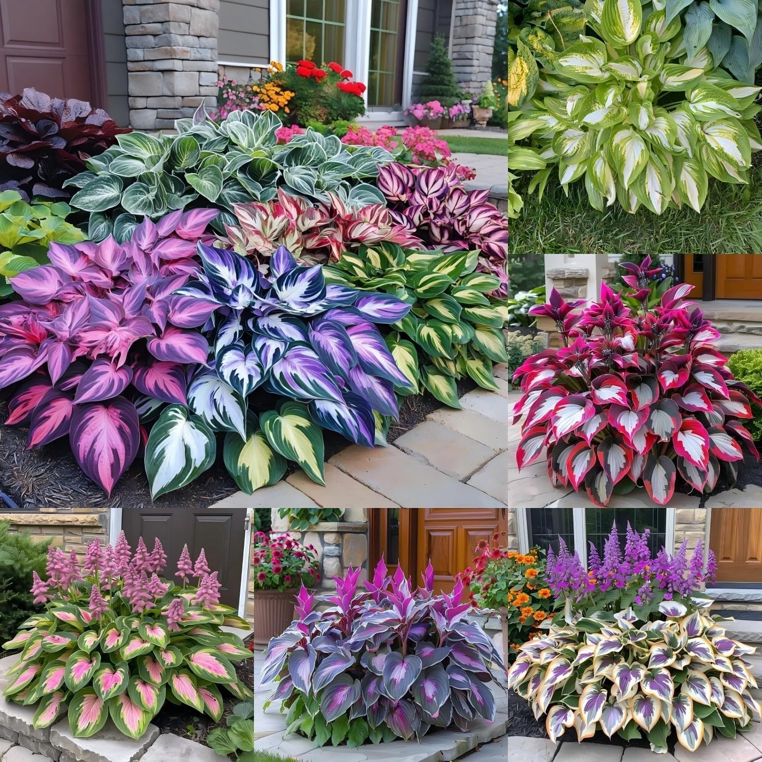 330+ Mixed Color Hosta Seeds for Planting – Shade-Tolerant Perennials, Dual Use