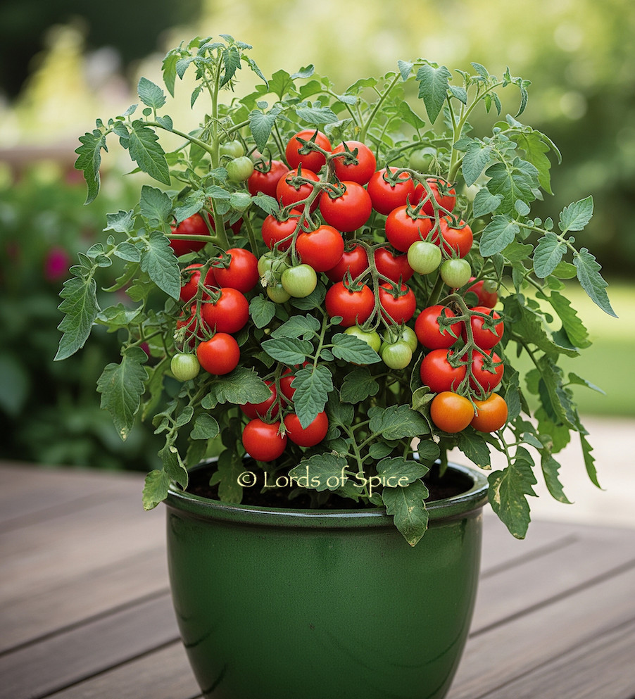 Container Tomato Seeds – COMPACT – Productive – Dwarf Tomato Seeds – USA