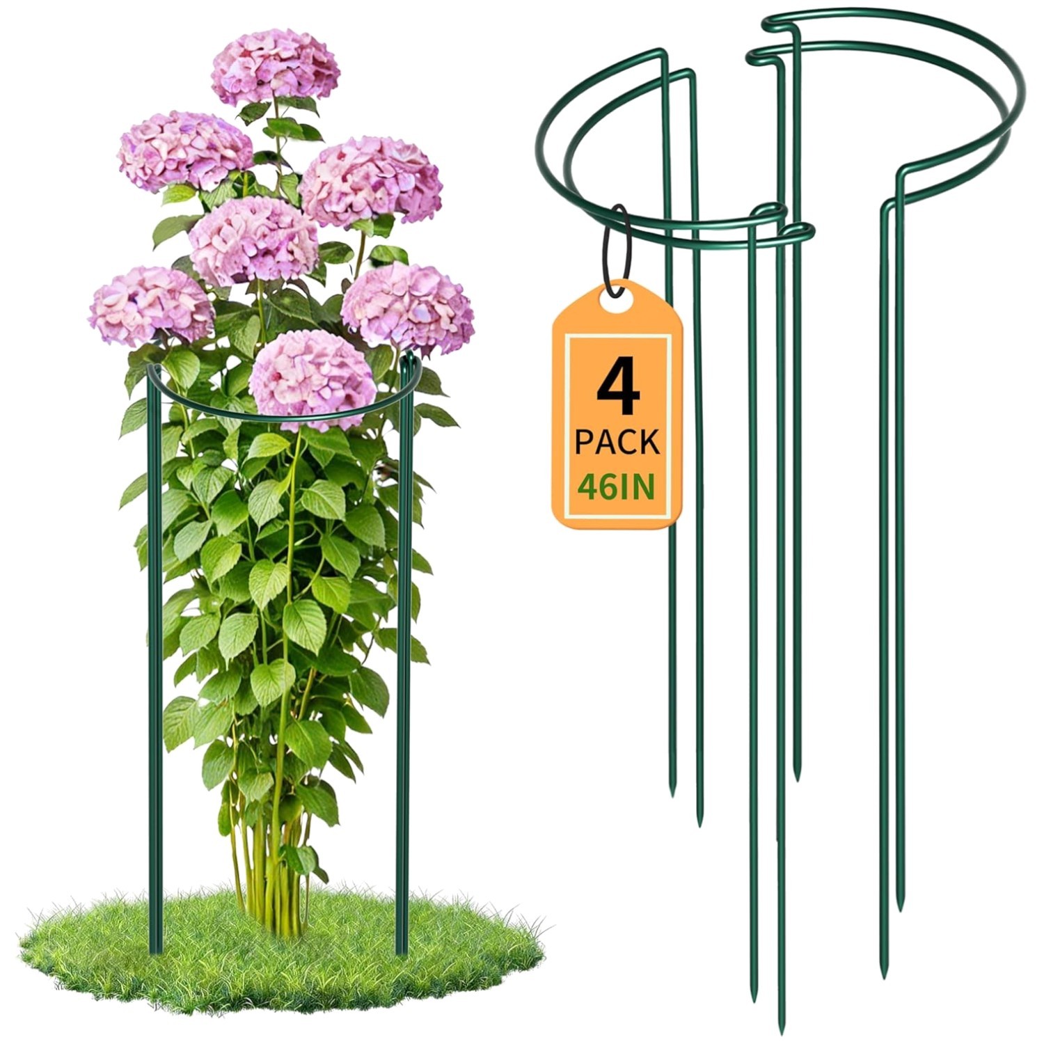 16″ Plant Supports for Outdoor & Indoor