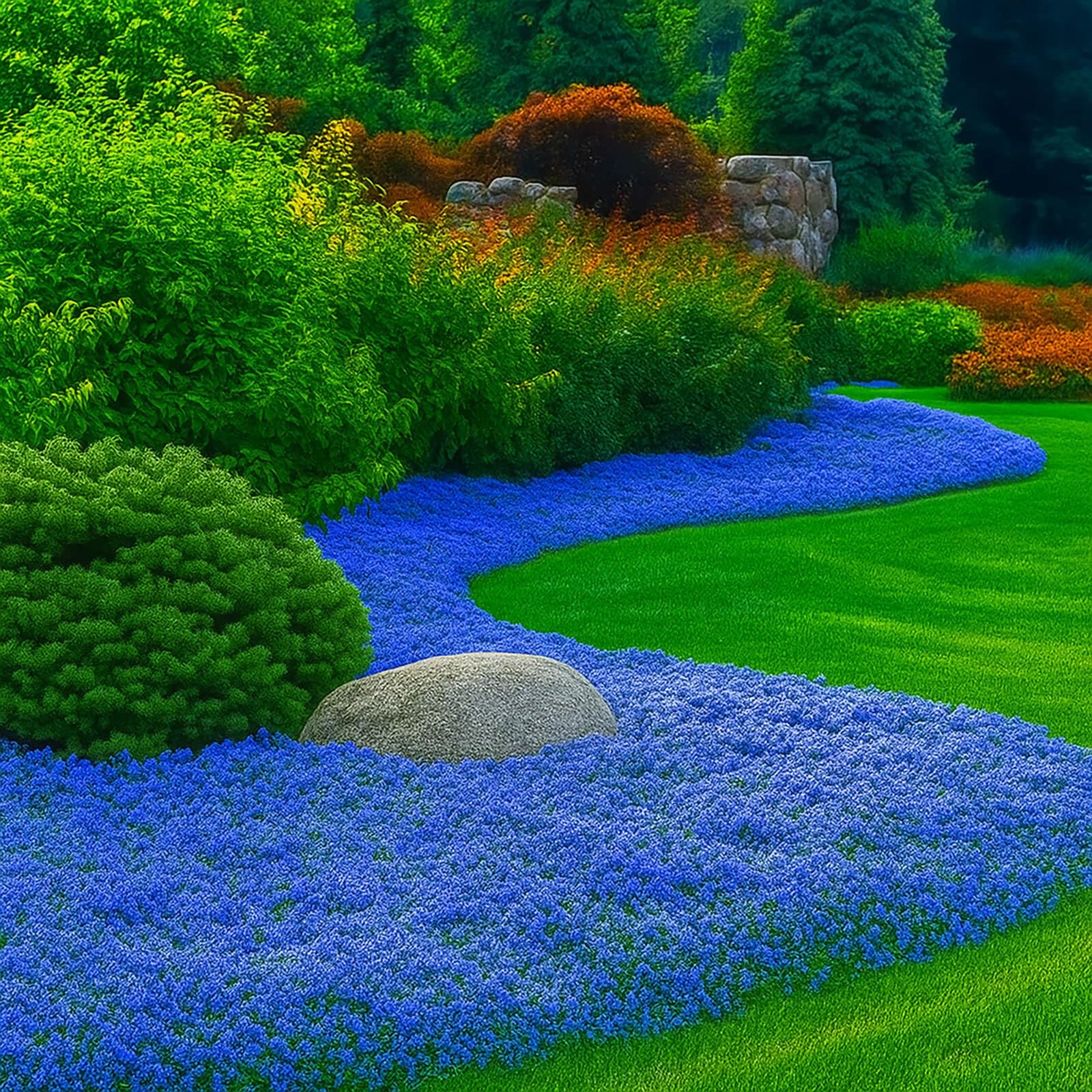 32000+ Mix Creeping Thyme Seeds Ground Cover, Aromatic Low Maintenance Plant …