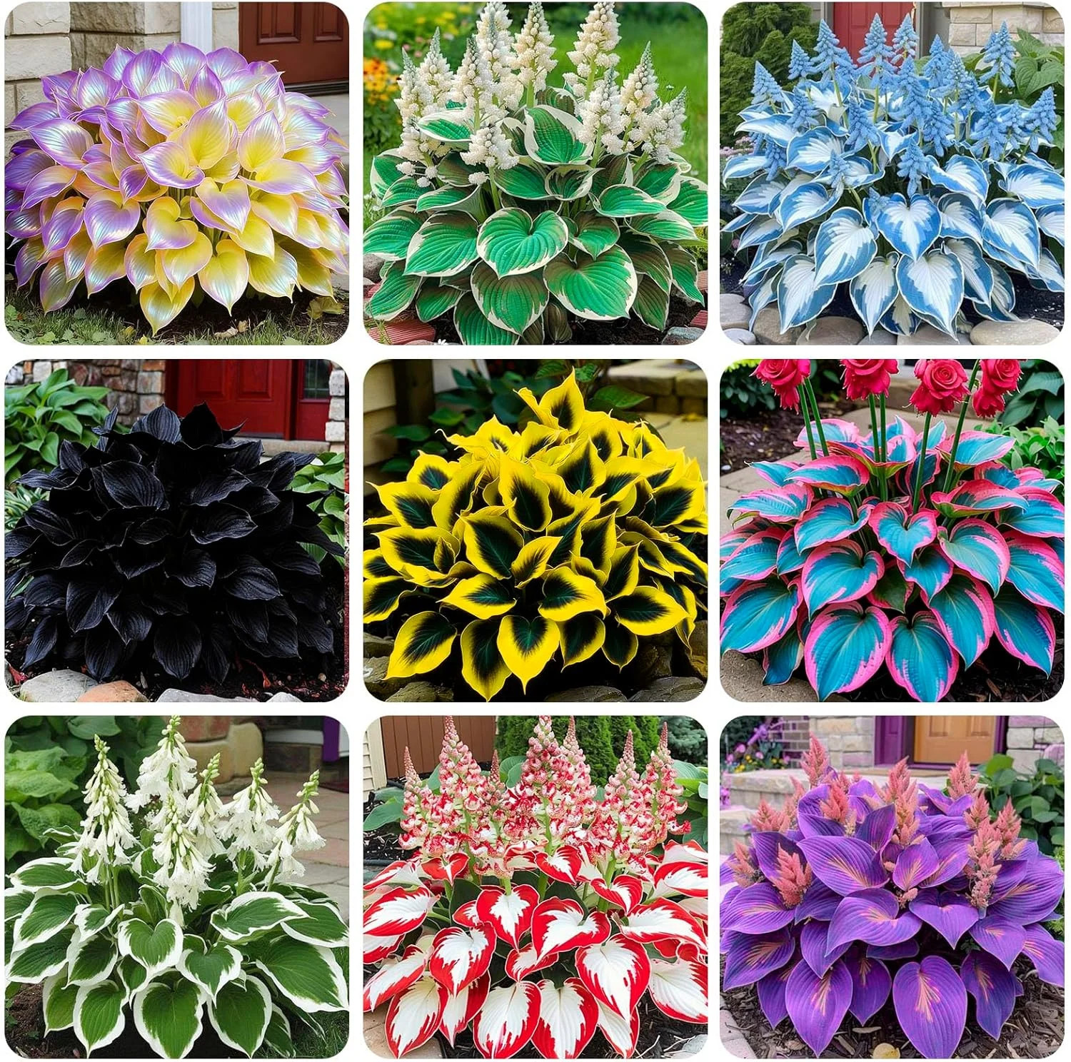 220+ Mixed Hosta Seeds for Planting – Perennial Garden Decoration Low Maintenanc