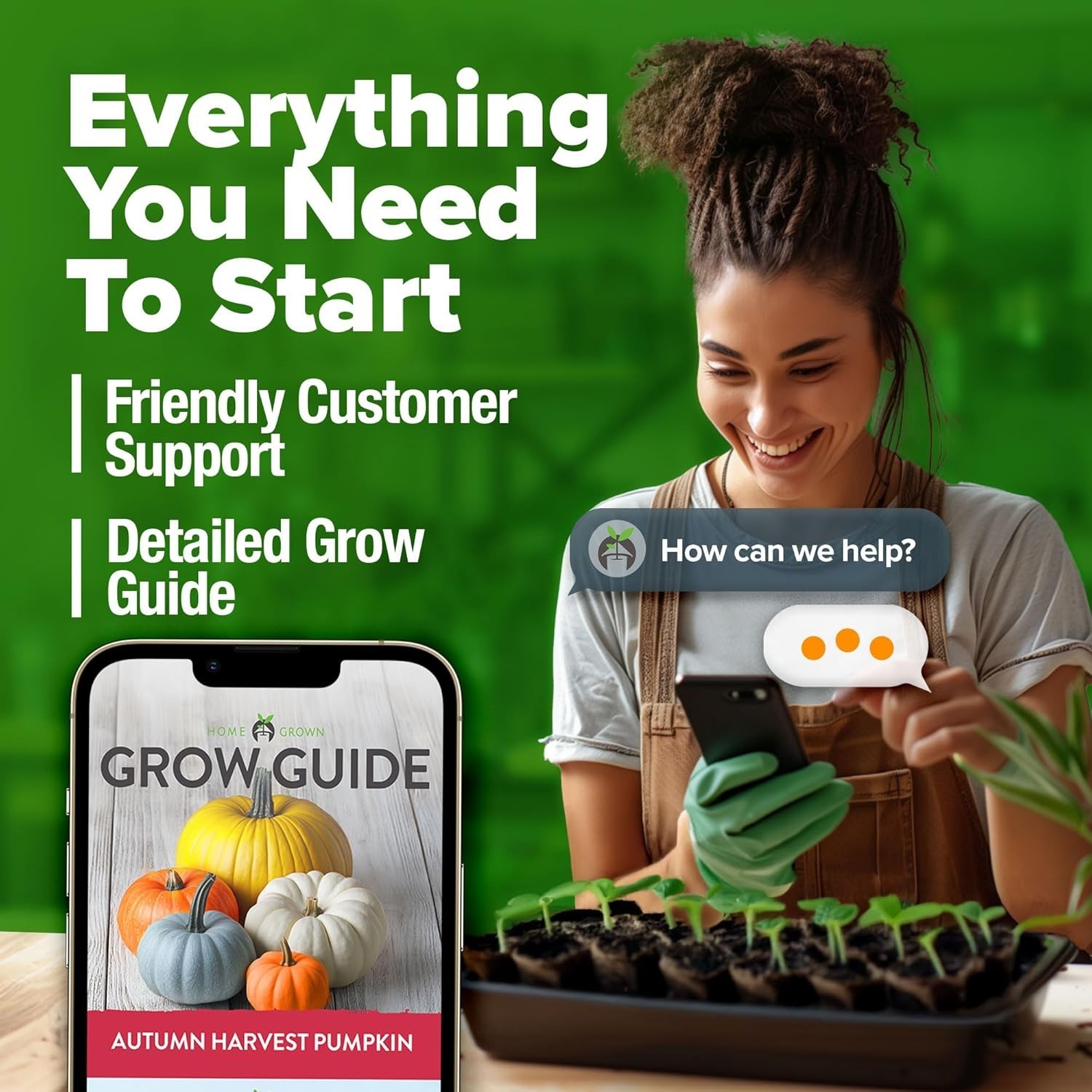 Pumpkin Seeds 5 Variety Mix 40+ Heirloom Non-GMO, High Germination, Connectic…