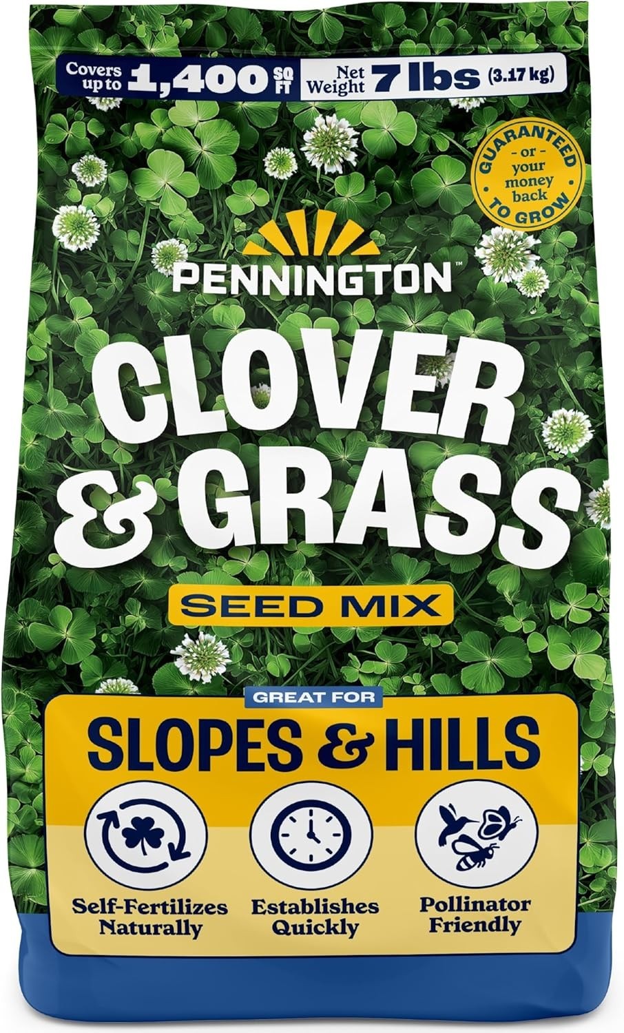 Pollinator-Friendly Grass & Clover Seed Mix