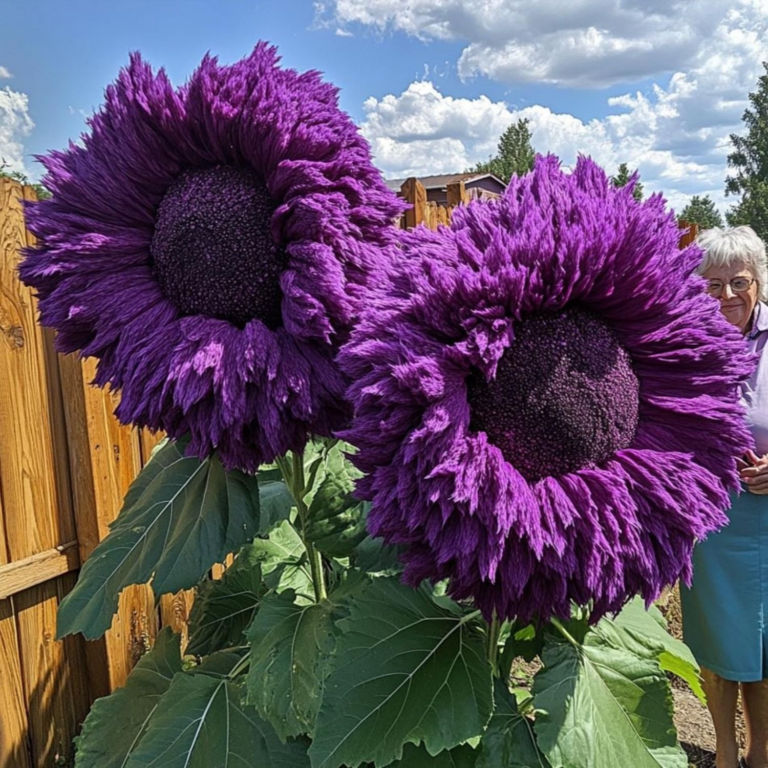 🌻 Teddy Bear Sunflower Seeds 150+ Rare Giant Yellow Fluffy Double Bloom