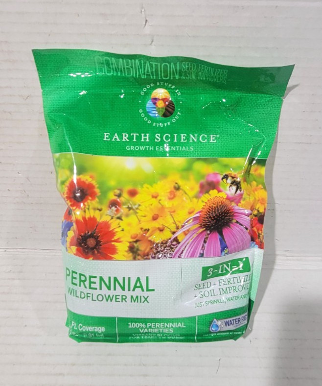2 lbs. Perennial All-In-One Wildflower Mix with Seed,Plant Food & Soil Condition