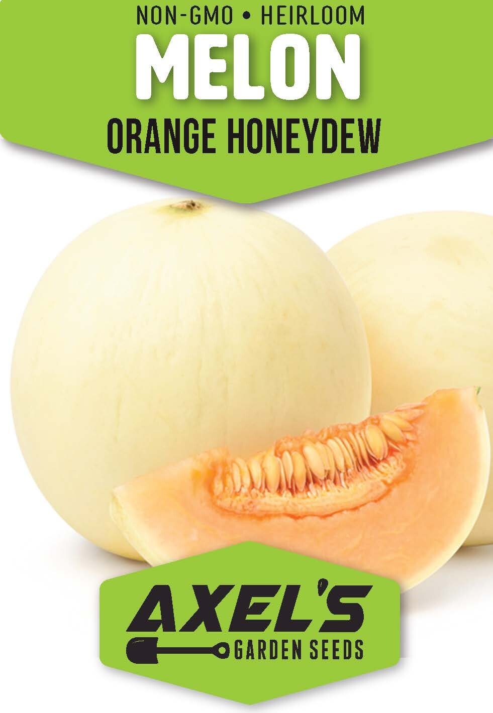 Orange Flesh Honeydew Melon Heirloom Non-GMO Seeds
