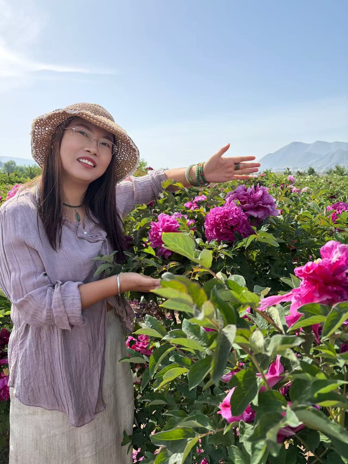 “Li xiang” large flower tree peony