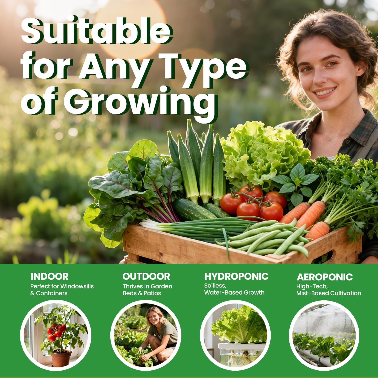 35 Heirloom Seeds Variety Pack 21000 Non GMO Seeds for Planting Vegetables and