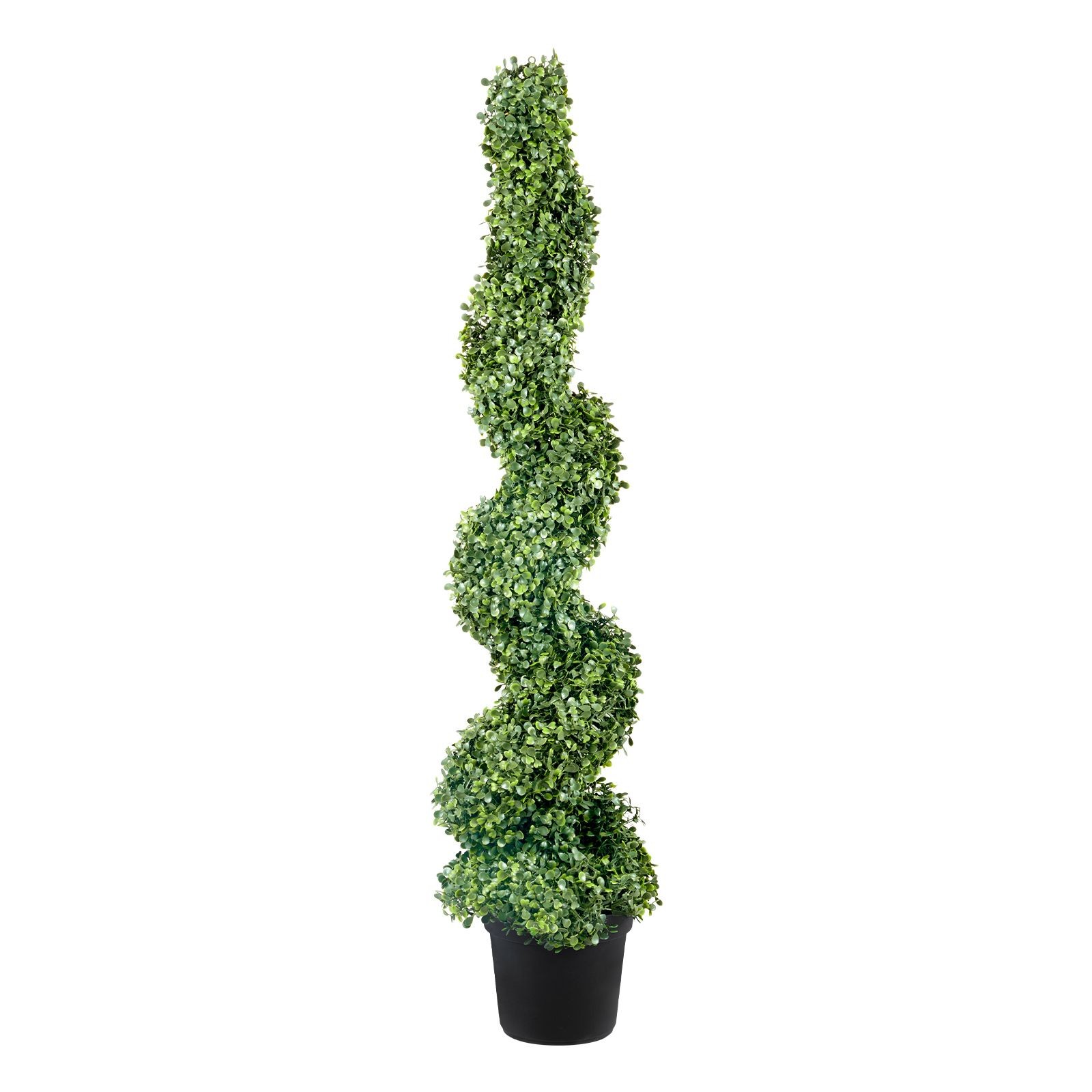 2 pcs. Artificial Boxwood Tower Topiary Spiral Artificial Plant 122cm high