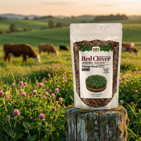 Old Cobblers Farm™ Wicked Tuff Turf Red Clover (Legumes) – Vibrant Cover Crop