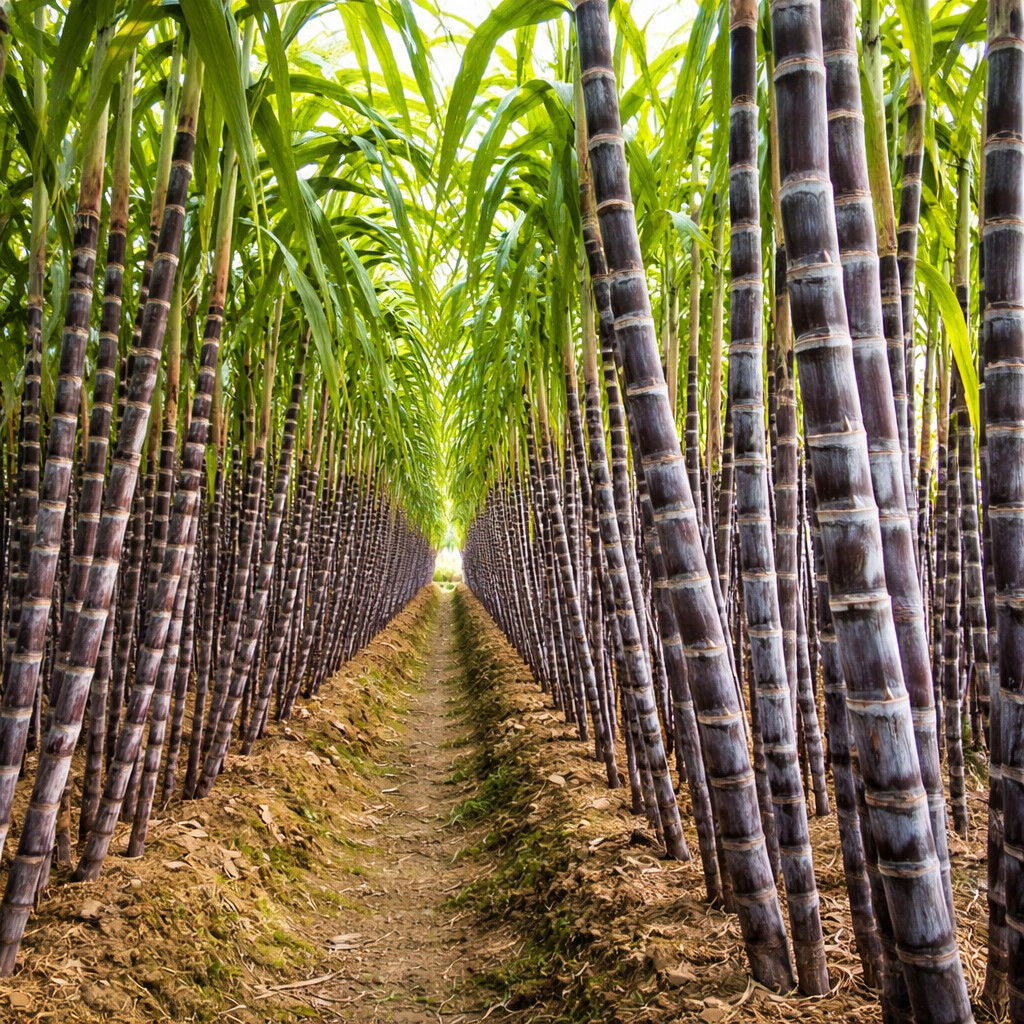 1000Seeds Black Sugar Cane Organic Subtropics Plant Sweet Juicy Saccharum Plants