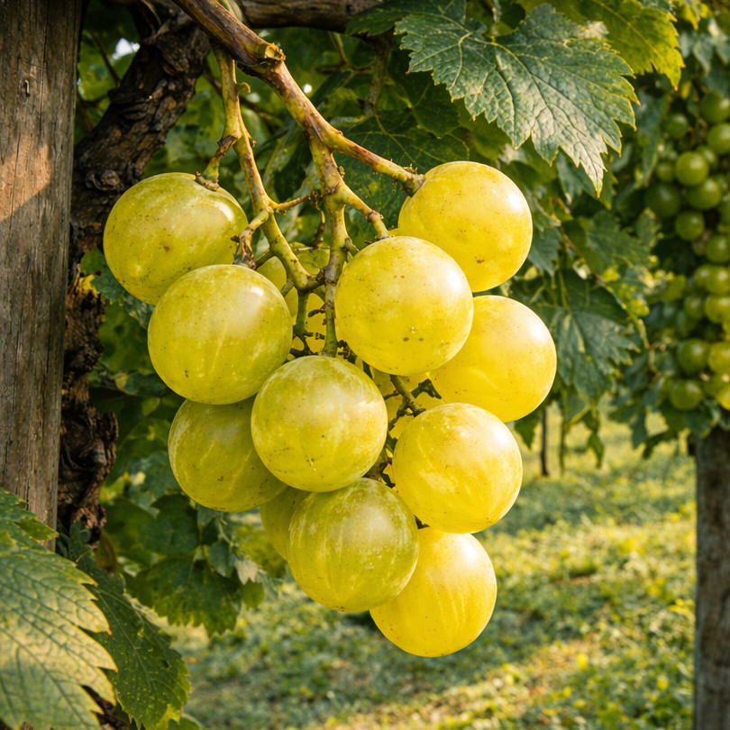 Hall Muscadine Grape Vine – Bare Root, Self Fertile Variety – From HPN