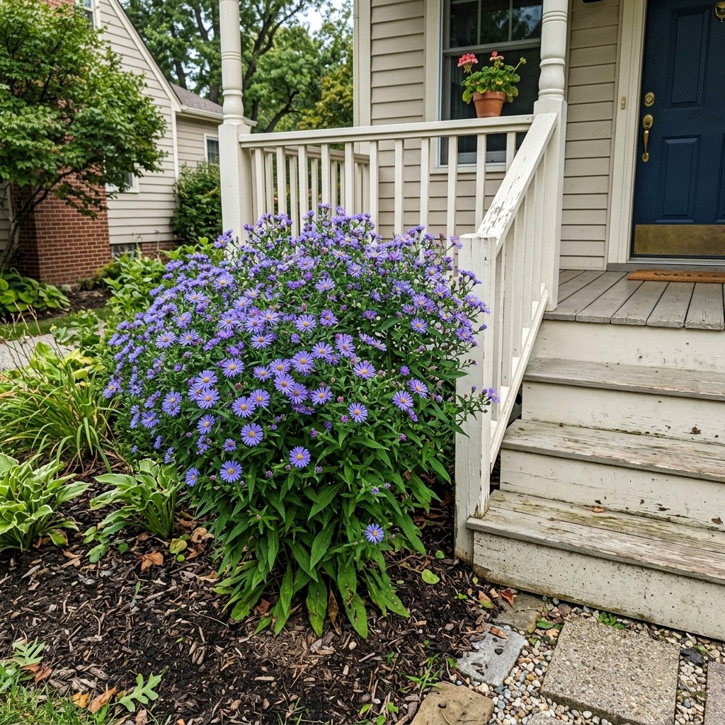 50 Count Blue Aster Seeds – Beginner Friendly Planting, for Planting