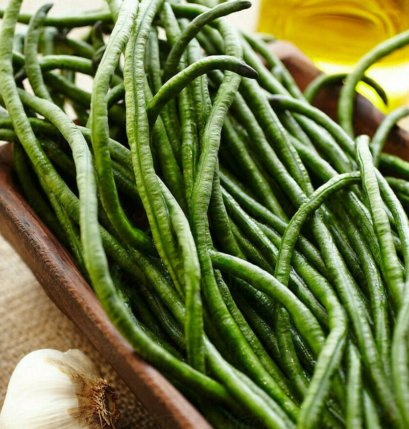 Dark Green Yard Long Bean Seeds | USA Asparagus Beans Asian Chinese Edamame 2024