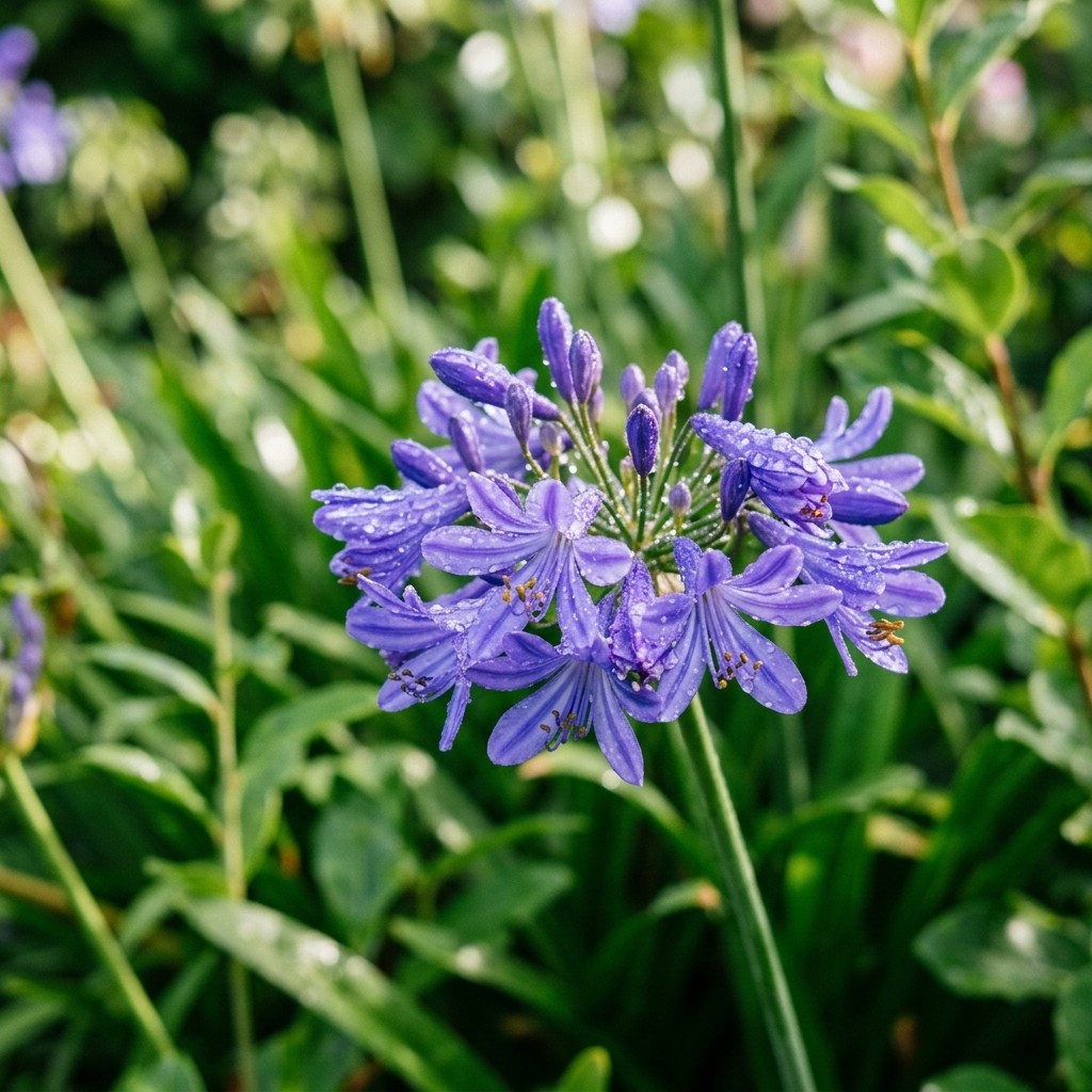 50 Count Violet African Lily Seeds – Long Lasting Patio Blooms, Nature Inspired