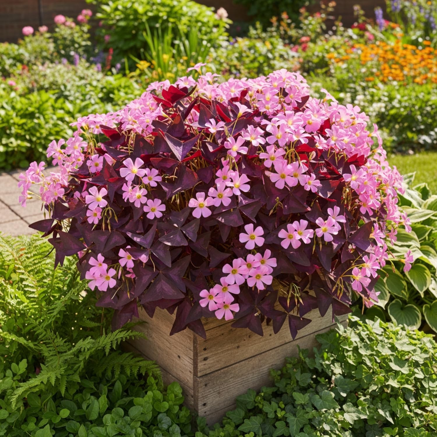 12 Purple Shamrock Bulbs Oxalis Triangularis for Planting, Flower