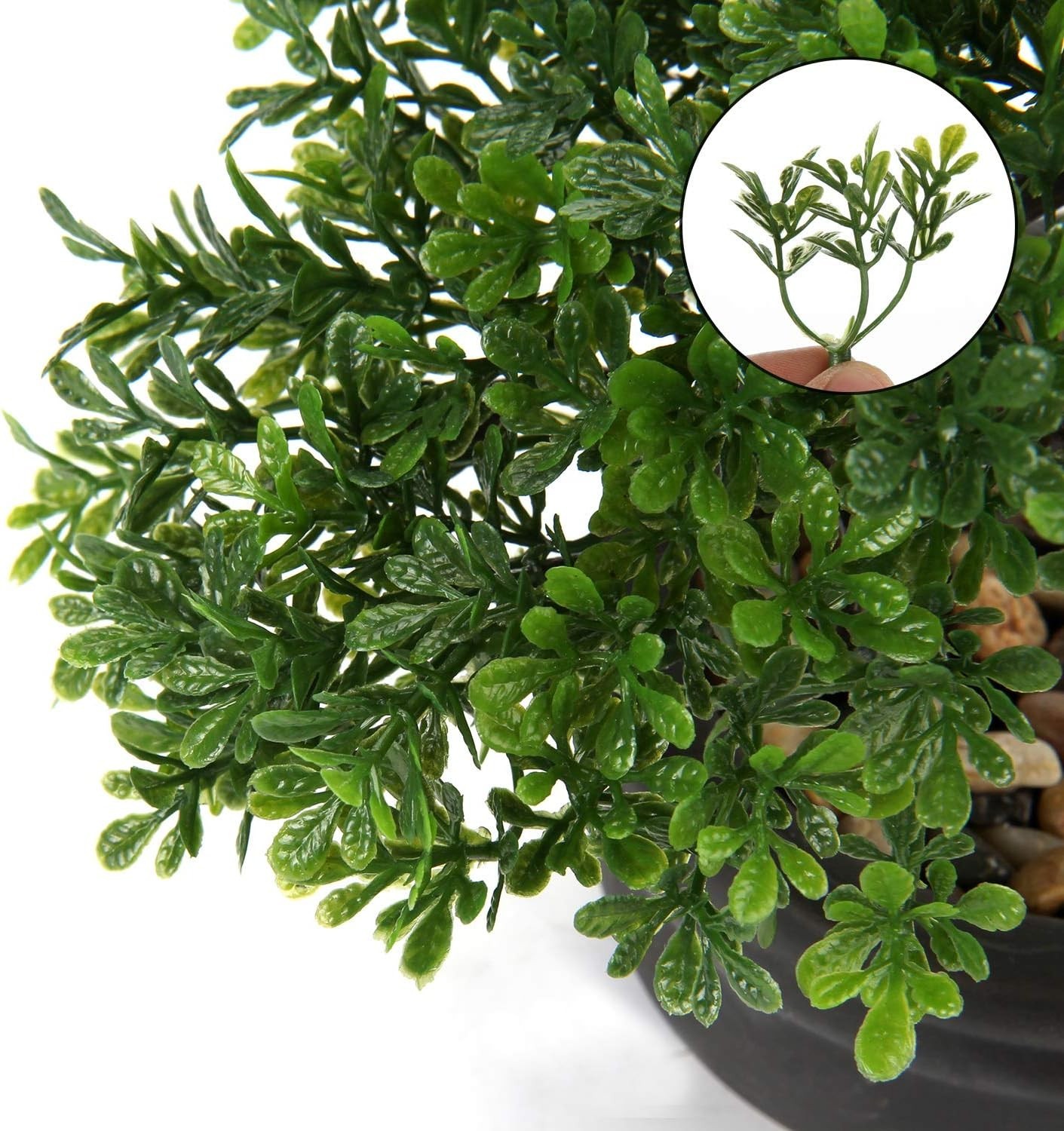 Compact Juniper Bonsai Tree – Low Maintenance Indoor Faux Plant for All Seasons