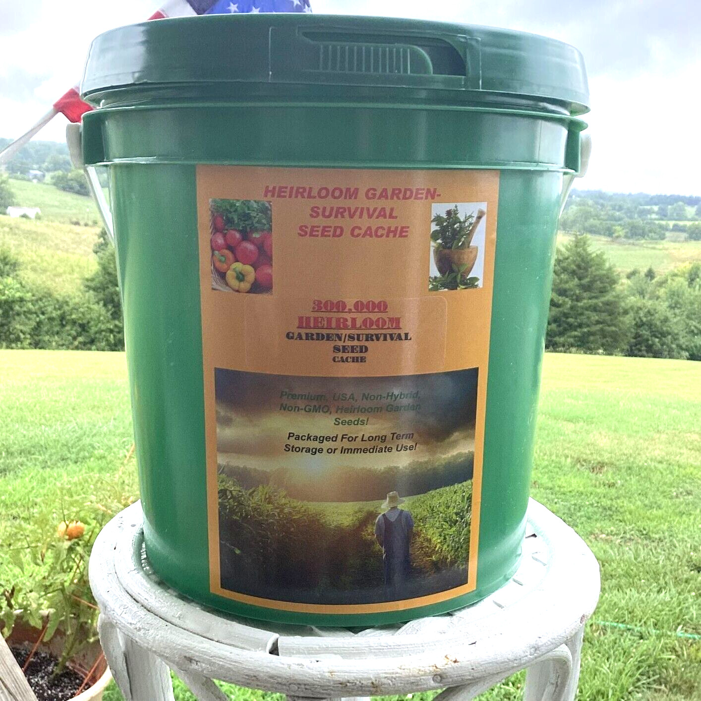 Emergency/Survivalist 300,000 Veggie, Fruit & Sprout Garden Seeds 50+ Variety